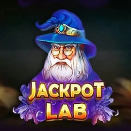 Jackpot Lab slot logo by Platipus at Maneki Spins Casino