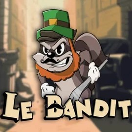 Le Bandit slot visual from Hacksaw Gaming available on manekispins.es