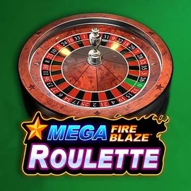 Mega Fire Blaze Roulette logo – Table Games by Playtech at Maneki Spins Casino