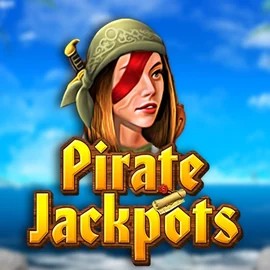 Pirate Jackpots logo by Belatra Games at Maneki Spins Casino