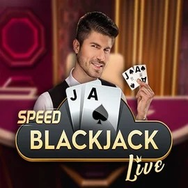 Speed Blackjack logo – Live Casino by Pragmatic Play at Maneki Spins Casino